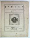 GAY, JOHN. Fables. 2 vols. in one.  1727-28